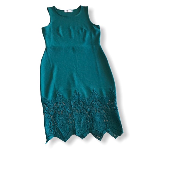 Tempt Dresses & Skirts - TEMPT medium- Dark Green Dress-Evening wear